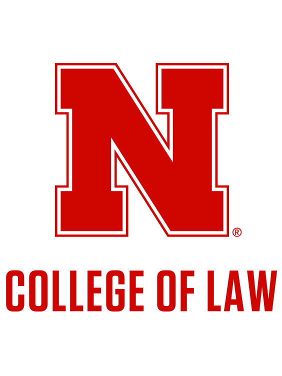 lockup for UNL College of Law shows big 'N' over the name 'College of Law
